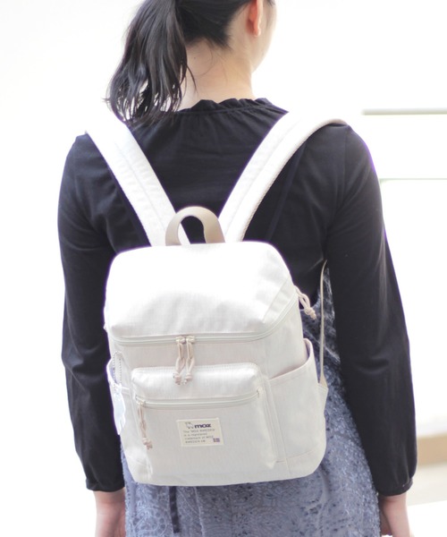 moz(モズ)の「moz(モズ) ミニリュック ZZEI-04(バックパック/リュック・レディース・ブラック/ネイビー/トリコロール/ブルー系その他/ブルー/ブラック×ゴールド/チョコ/ベージュ/グレー系その他/グレー系2/グレー系その他2/ミント/モスグリーン・ONE SIZE)」の7枚目の写真