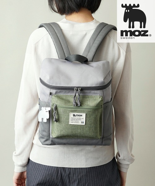 moz(モズ)の「moz(モズ) ミニリュック ZZEI-04(バックパック/リュック・レディース・ブラック/ネイビー/トリコロール/ブルー系その他/ブルー/ブラック×ゴールド/チョコ/ベージュ/グレー系その他/グレー系2/グレー系その他2/ミント/モスグリーン・ONE SIZE)」の8枚目の写真