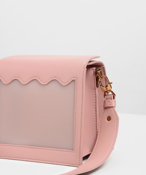 charles &keith バック CHARLES & KEITH（チャールズ & キース）の「ウィンドウ クロス