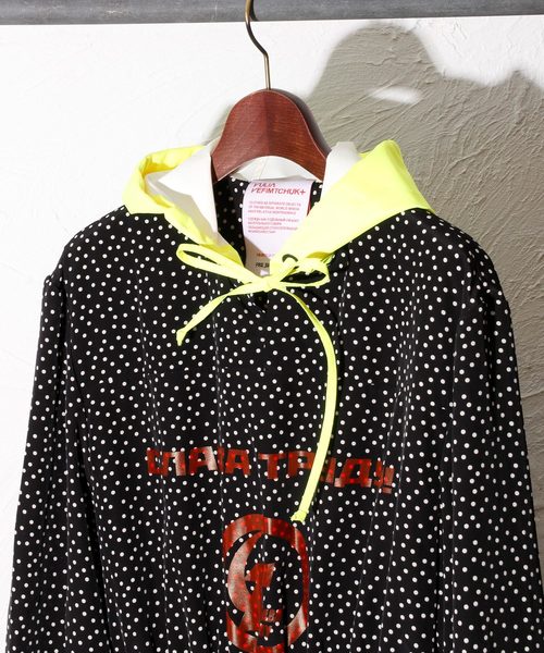 YULIA YEFIMTCHUK＋ ユリア イェフィムチャク / BLACK POLKA-DOT DRESS 