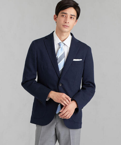 MANTEE & SONS グレー(グリーン) テーラードジャケット MANTEE & SONS グレー(グリーン) テーラードジャケット MANTEE