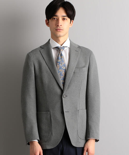 MANTEE & SONS グレー(グリーン) テーラードジャケット MANTEE & SONS