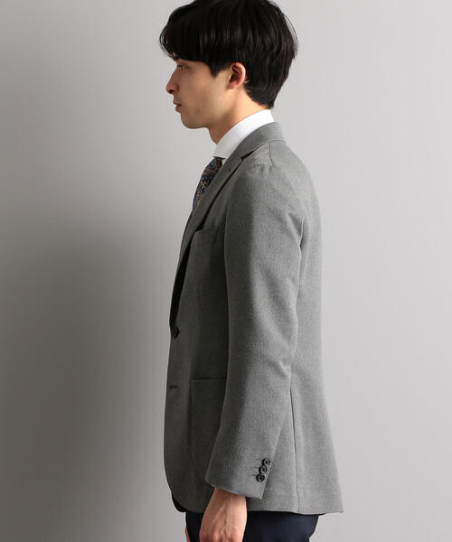 MANTEE & SONS グレー(グリーン) テーラードジャケット MANTEE & SONS グレー(グリーン) テーラードジャケット