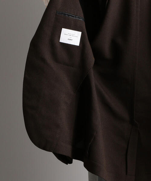 green label relaxing(グリーンレーベルリラクシング)の「ECO メッシュムジ 2B NT2PP- ジャケット(テーラードジャケット・メンズ・ダークブラウン/グレー/ネイビー・48/46/44/50/42)」の10枚目の写真