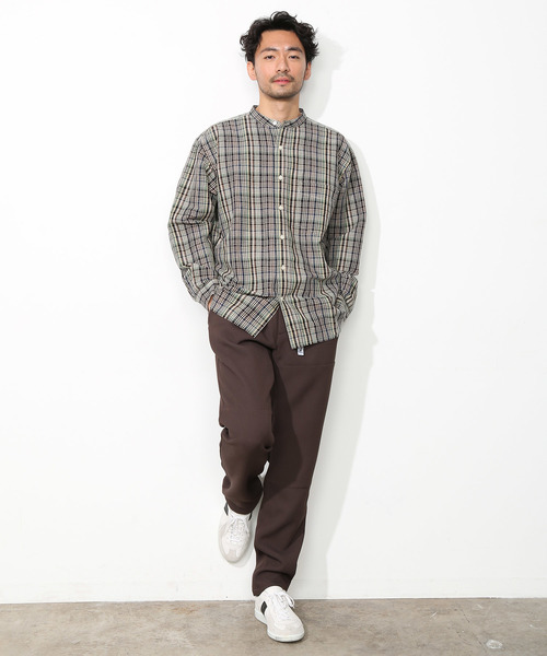 Gramicci（グラミチ）の「【GRAMICCI】別注 MESH CRAZY 1TUCK PANTS（その他パンツ・メンズ・ブラック/ダークブラウン/オリーブ・S/M/L/XL）」の12枚目の写真