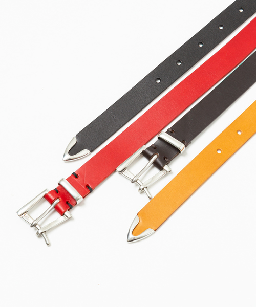 alfredoBANNISTER(アルフレッドバニスター)の「【HALCYON別注】ファイヤーマンベルト(ベルト・メンズ・ブラック/ダークブラウン/ベージュ/レッド・フリー)」の5枚目の写真