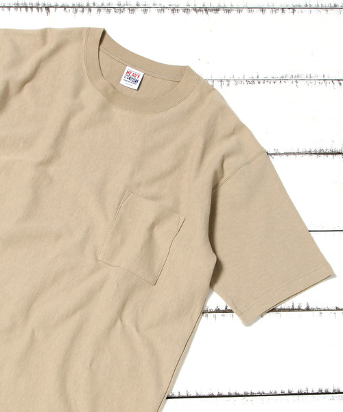 BAYFLOW（ベイフロー）の「10OZワイドTシャツ（Tシャツ/カットソー・メンズ・ホワイト/ブラック/ベージュ/ネイビー/オレンジ・SMALL/MEDIUM/LARGE）」の4枚目の写真