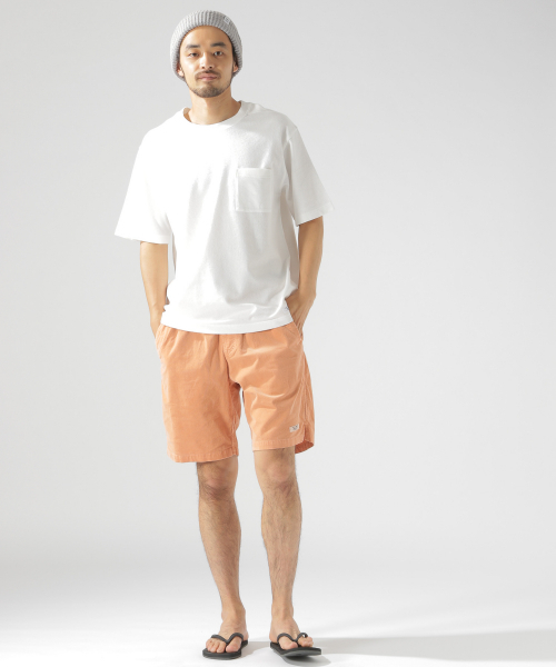 BAYFLOW（ベイフロー）の「10OZワイドTシャツ（Tシャツ/カットソー・メンズ・ホワイト/ブラック/ベージュ/ネイビー/オレンジ・SMALL/MEDIUM/LARGE）」の9枚目の写真