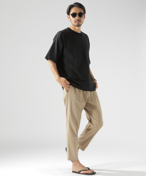 BAYFLOW（ベイフロー）の「10OZワイドTシャツ（Tシャツ/カットソー・メンズ・ホワイト/ブラック/ベージュ/ネイビー/オレンジ・SMALL/MEDIUM/LARGE）」の12枚目の写真