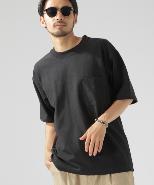 BAYFLOW（ベイフロー）の「10OZワイドTシャツ（Tシャツ/カットソー・メンズ・ホワイト/ブラック/ベージュ/ネイビー/オレンジ・SMALL/MEDIUM/LARGE）」の13枚目の写真