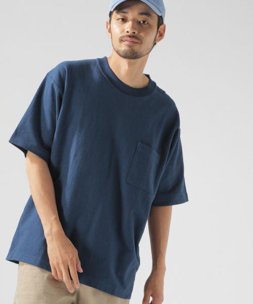 BAYFLOW（ベイフロー）の「10OZワイドTシャツ（Tシャツ/カットソー・メンズ・ホワイト/ブラック/ベージュ/ネイビー/オレンジ・SMALL/MEDIUM/LARGE）」の19枚目の写真