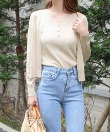 MODE ROBE（モードローブ）の「キャミ＆カーデセット（その他トップス）」