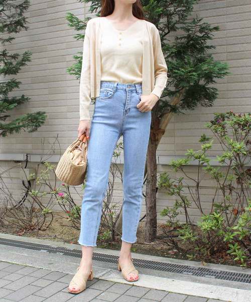 MODE ROBE（モードローブ）の「キャミ＆カーデセット（その他トップス・レディース・ブラック/ベージュ/アイボリー/ピンク・FREE）」の8枚目の写真