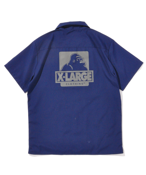 XLARGE（エクストララージ）の「S/S OG WORK SHIRT（シャツ/ブラウス・メンズ・ブラック/ネイビー/カーキ/バーガンディー・LARGE/MEDIUM/SMALL/X-LARGE）」の1枚目の写真