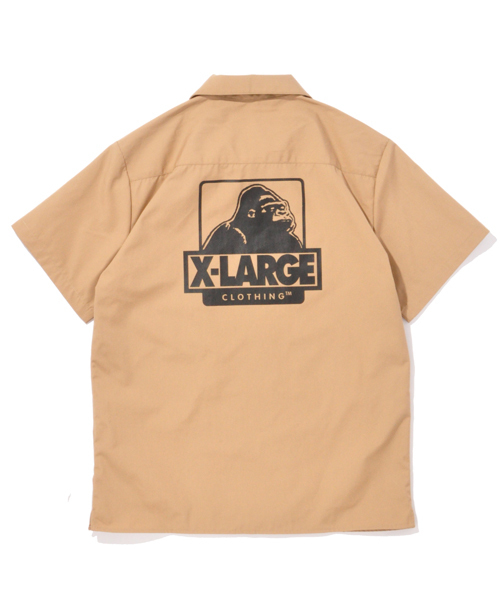 XLARGE（エクストララージ）の「S/S OG WORK SHIRT（シャツ/ブラウス・メンズ・ブラック/ネイビー/カーキ/バーガンディー・LARGE/MEDIUM/SMALL/X-LARGE）」の3枚目の写真
