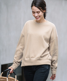 Munich | バックブラッシュドウォームサーマル　サイドベントプルオーバー(スウェット)