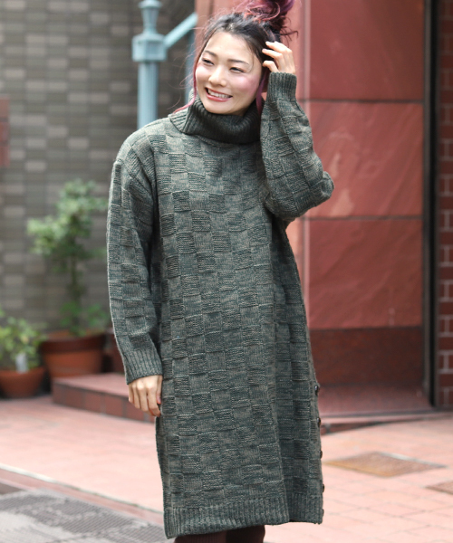 爆売り の チチカカ チチカカ のファッション バスケット編みニットワンピース ワンピース ワンピース ドレス ワンピース セール ワンピース