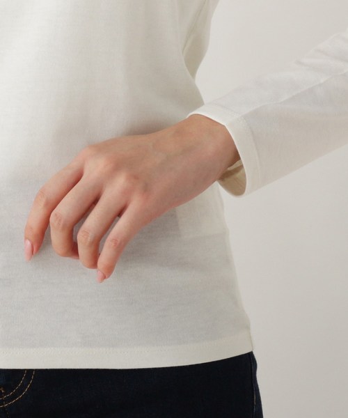 grove（グローブ）の「【S-LLあり】シアバター襟レース長袖プルオーバー（Tシャツ/カットソー・レディース・ライトブルー/ブラウン系その他/アイボリー/ブラック・01/02/03/04）」の11枚目の写真