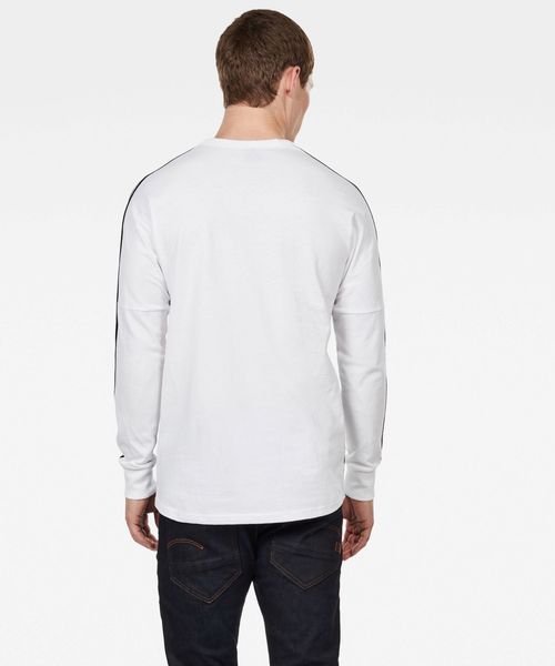 G-STAR(ジースター)の「KORPAZ ART RELAXED T-SHIRT(Tシャツ/カットソー・メンズ・ホワイト/ダークブラック・LARGE/MEDIUM/X-LARGE/X-SMALL/XX-SMALL/SMALL)」の4枚目の写真