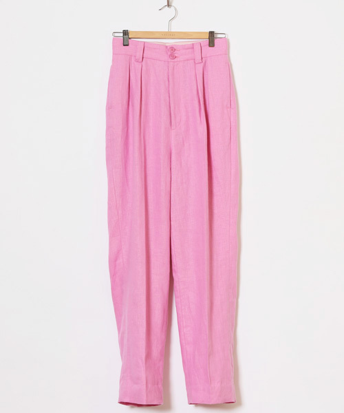 HOLIDAY（ホリデイ）の「HEAVY LINEN TUCK PANTS ヘビーリネン