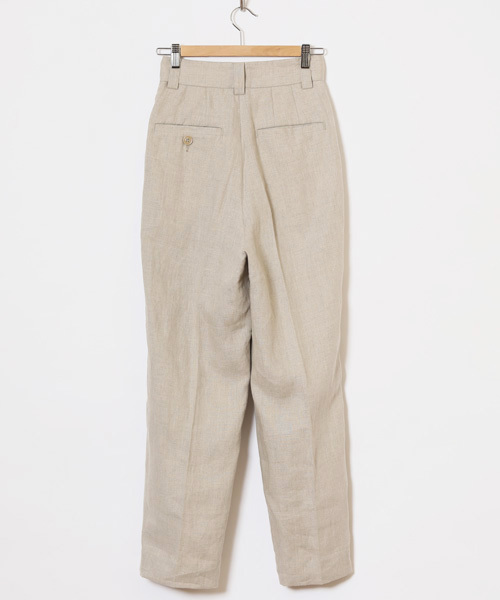HOLIDAY（ホリデイ）の「HEAVY LINEN TUCK PANTS ヘビーリネン