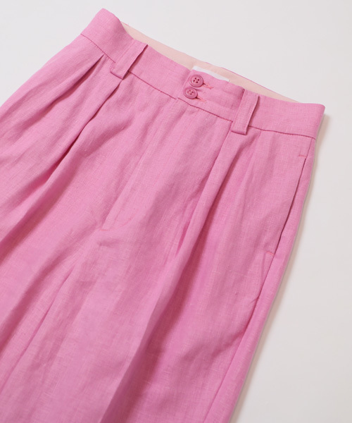 HOLIDAY（ホリデイ）の「HEAVY LINEN TUCK PANTS（）」 - WEAR