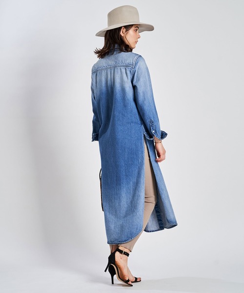 Whim Gazette（ウィムガゼット）の「デニムロングシャツワンピース