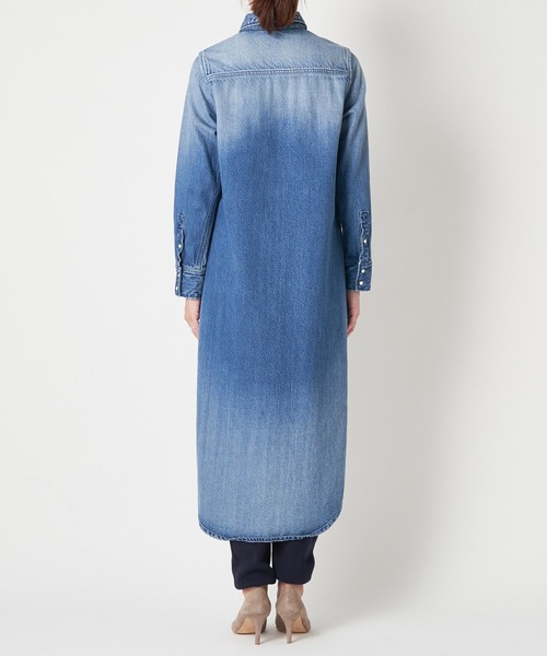 Whim Gazette（ウィムガゼット）の「デニムロングシャツワンピース