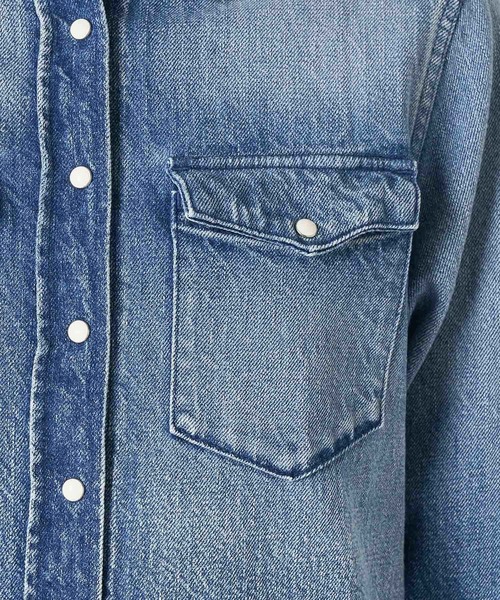 Whim Gazette（ウィムガゼット）の「デニムロングシャツワンピース