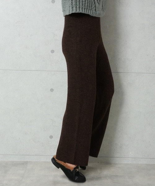 n'ee-ne（ネーネ）の「ニットパンツ（その他パンツ・レディース・ベージュ/ブラウン/ライトベージュ/カーキ・FREE）」の15枚目の写真