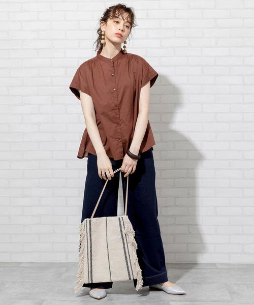 coen(コーエン)の「Indiaジャカードフリンジトートバッグ(トートバッグ・レディース・マスタード/ナチュラル・FREE)」の4枚目の写真