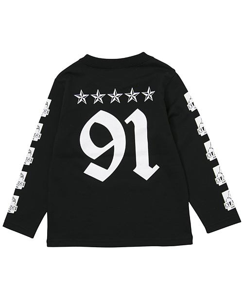 XLARGE KIDS（エクストララージキッズ）の「L/S TEE OLD  STAR（Tシャツ/カットソー・キッズ・ホワイト/ブラック・6T/8T/7T/4T/5T）」の4枚目の写真
