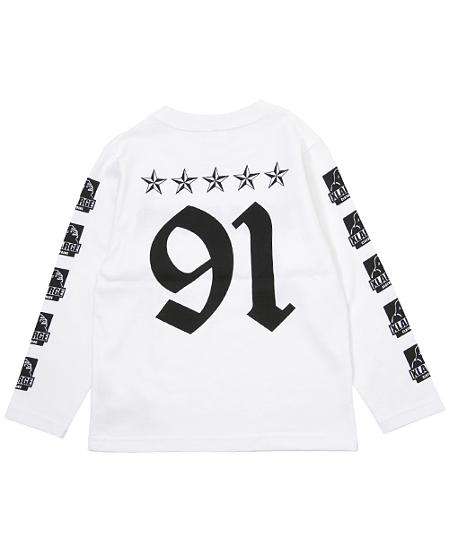 XLARGE KIDS（エクストララージキッズ）の「L/S TEE OLD  STAR（Tシャツ/カットソー・キッズ・ホワイト/ブラック・6T/8T/7T/4T/5T）」の9枚目の写真
