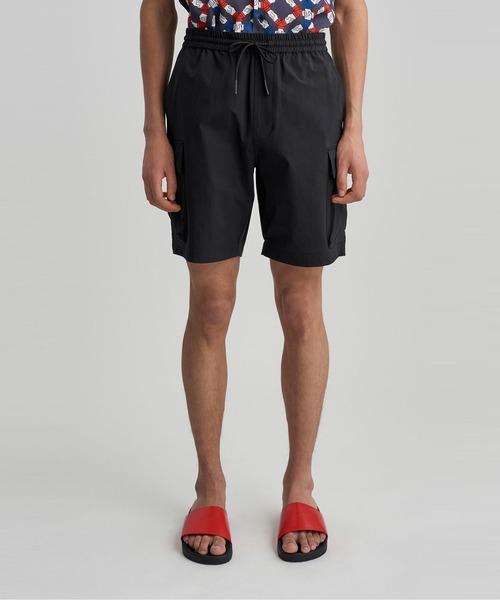 Saturdays NYC(サタデーズ ニューヨークシティ )の「Pete Jogger Short(その他パンツ・メンズ・ベージュ/ブラック・L/M/S/XL/XS)」の2枚目の写真