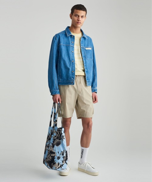 Saturdays NYC(サタデーズ ニューヨークシティ )の「Pete Jogger Short(その他パンツ・メンズ・ベージュ/ブラック・L/M/S/XL/XS)」の5枚目の写真