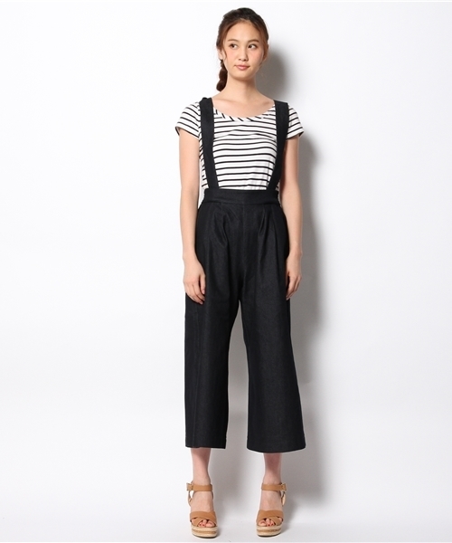 Kastane（カスタネ）の「【Kastane】デニムBIGサロペット（サロペット/オーバーオール・レディース・インディゴブルー・FREE）」の6枚目の写真