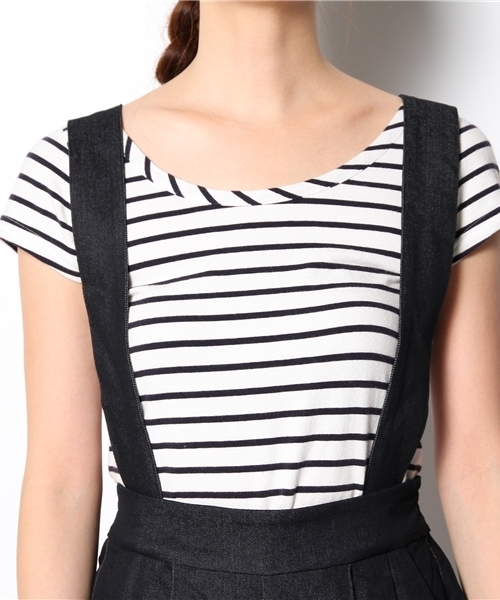 Kastane（カスタネ）の「【Kastane】デニムBIGサロペット（サロペット/オーバーオール・レディース・インディゴブルー・FREE）」の9枚目の写真