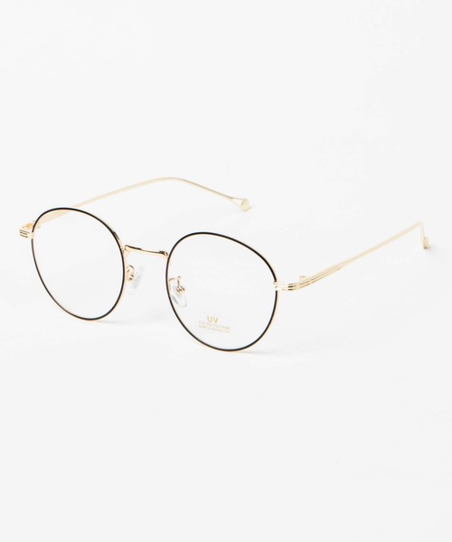 WEGO（ウィゴー）の「WEGO/メタルボストンタイプ（メガネ・メンズ・ブラック/ブラウン・FREE）」の2枚目の写真