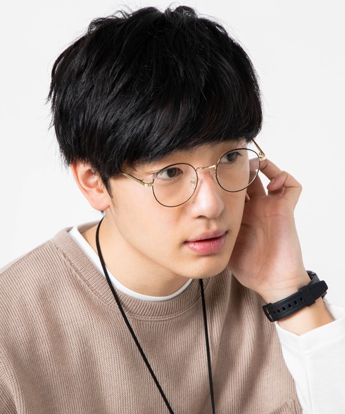 WEGO（ウィゴー）の「WEGO/メタルボストンタイプ（メガネ・メンズ・ブラック/ブラウン・FREE）」の10枚目の写真