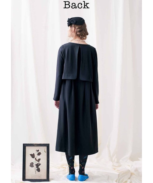 シロップ．（シロップ．）の「ドッキングおすましワンピース（ドレス・レディース・ダークネイビー・MEDIUM/SMALL/LARGE/X-LARGE/XX-LARGE）」の8枚目の写真