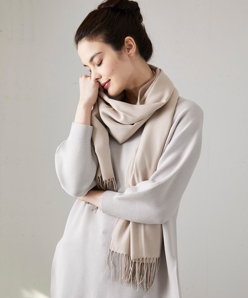 極美品 Fattorseta ファットルセータ 大判ストール Made in Italy  