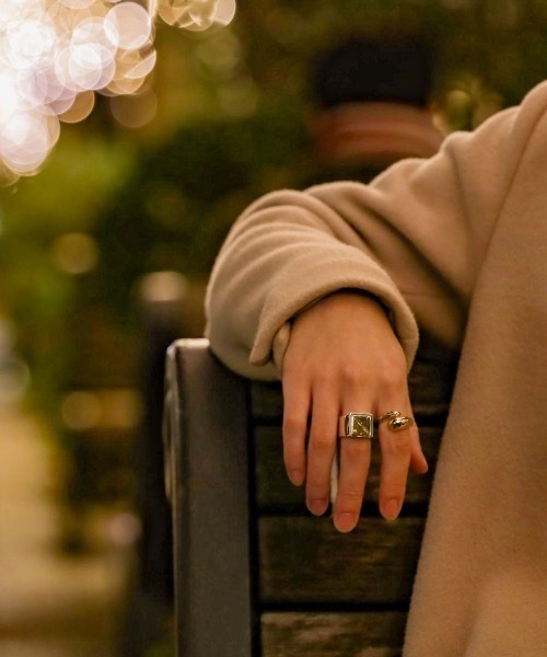 Ayler(アイラー)の「Ayler アイラー / hoop RING(リング・メンズ・シルバー/ゴールド・19号/13号/17号)」の8枚目の写真
