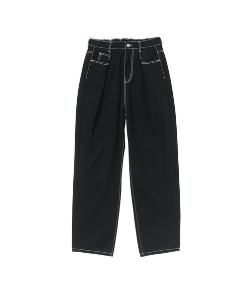 Newlyme(ニューリーミー)の「タックウエストテーパードパンツ(その他パンツ・レディース・ブラック/ブルー/アイボリー/その他1/ライトベージュ・MEDIUM/LARGE)」の17枚目の写真