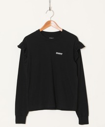 HOLIDAY | SUPER FINE RUFFLE L/S TOPS スーパーファインラッフルロンングスリーブトップス(Tシャツ/カットソー)