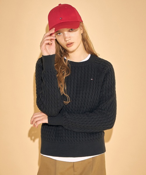 TOMMY HILFIGER(トミーヒルフィガー)の「ベーシックキャップ(キャップ・メンズ・ホワイト/ブラック/ネイビー/マルチ・FREE)」の13枚目の写真