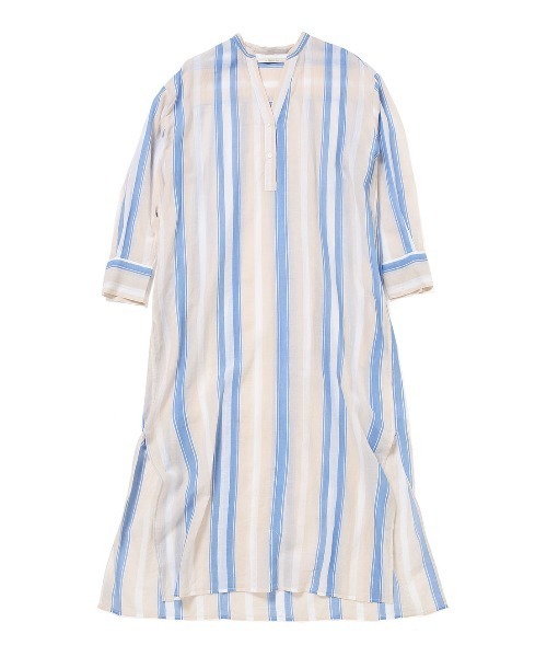 h*i様 ヌキテパ　シルク　ワンピース　クルタ　ドレス Hand Woven Silk Check Kurta Dress | Pasand by ne Quittez pas
