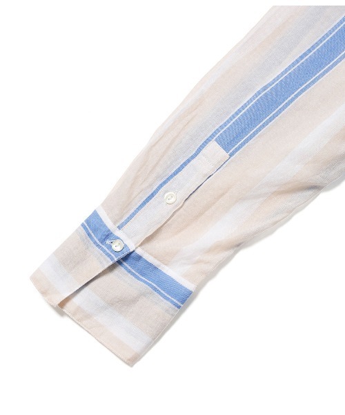 NE QUITTEZ PAS!（ヌキテパ）の「【ne Quittez pas】VOILE STRIPE DRESS(ワンピース)（ワンピース・レディース・サックスブルー/ピンク・1）」の5枚目の写真