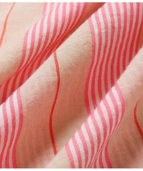 NE QUITTEZ PAS!（ヌキテパ）の「【ne Quittez pas】VOILE STRIPE DRESS(ワンピース)（ワンピース・レディース・サックスブルー/ピンク・1）」の4枚目の写真