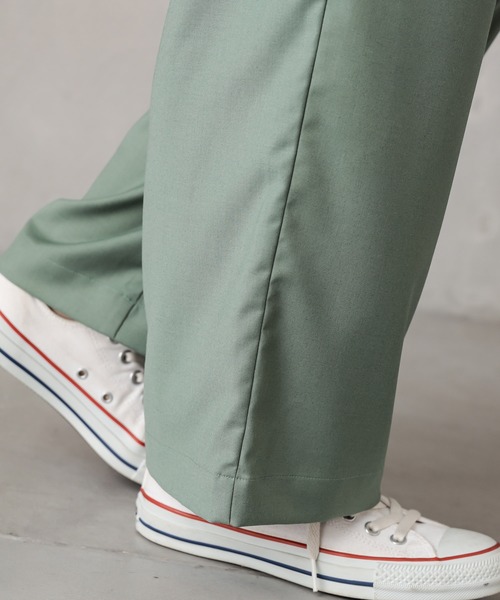 PUAL CE CIN（ピュアルセシン）の「ゆるっとボトムワイド（その他パンツ・レディース・ベージュ/グリーン/カーキ/ネイビー・FREE）」の20枚目の写真