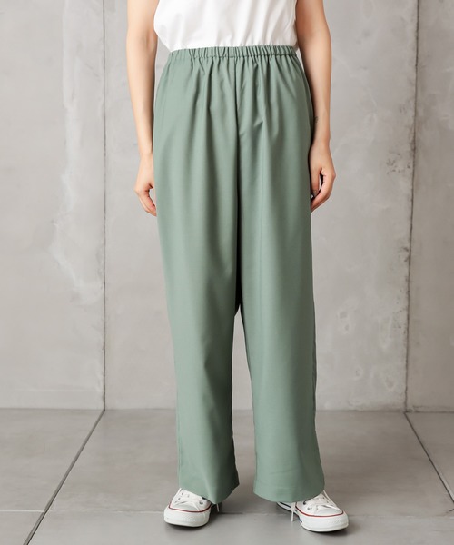 PUAL CE CIN（ピュアルセシン）の「ゆるっとボトムワイド（その他パンツ・レディース・ベージュ/グリーン/カーキ/ネイビー・FREE）」の15枚目の写真
